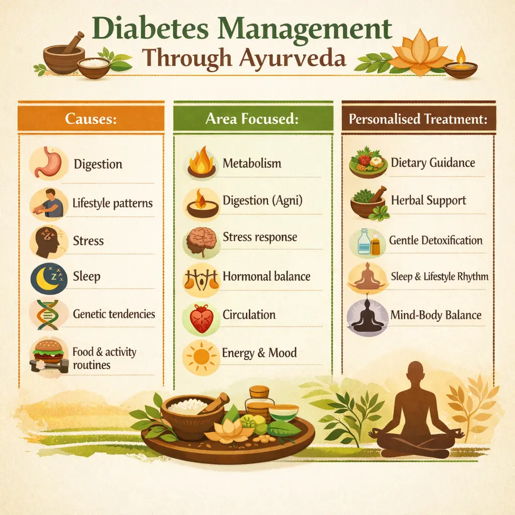 Diabetes management through ayurveda