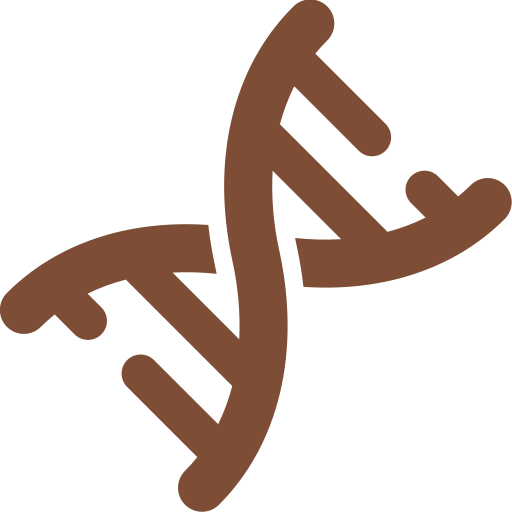 DNA helix icon representing hereditary or genetic predisposition to developing piles.