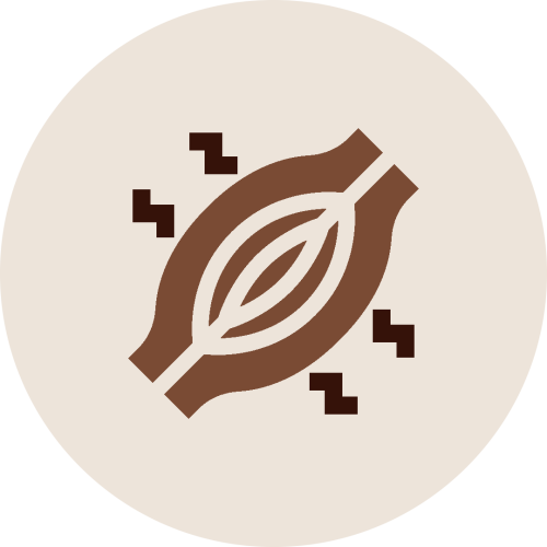 Anal sphincter icon with tension marks showing muscle relaxation through dilatation therapy